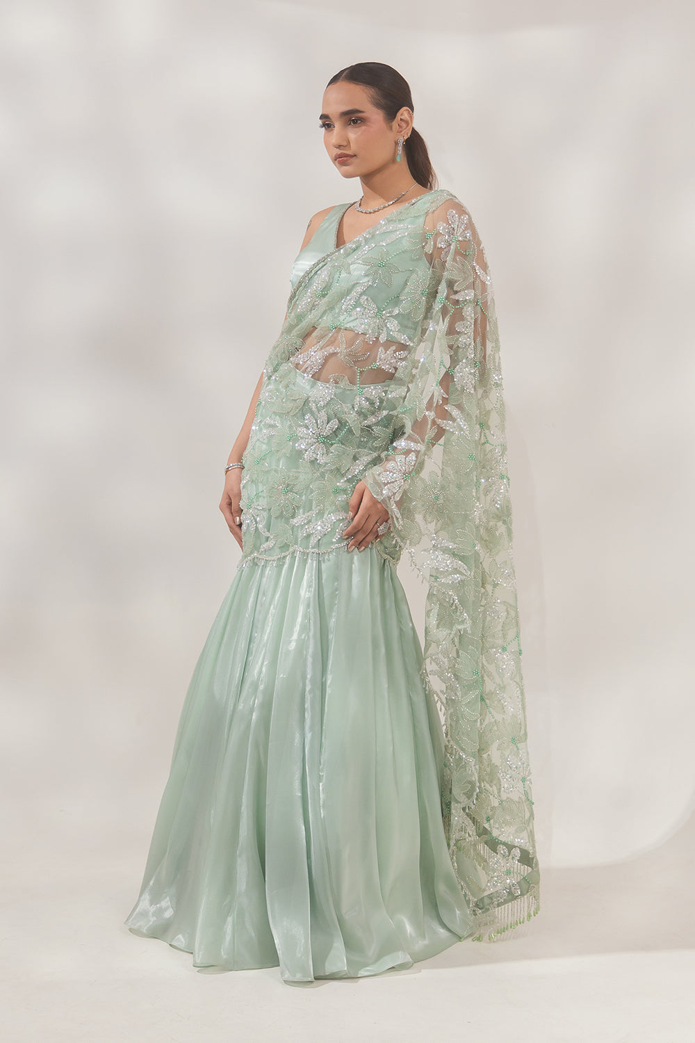 Floral Zaal Saree