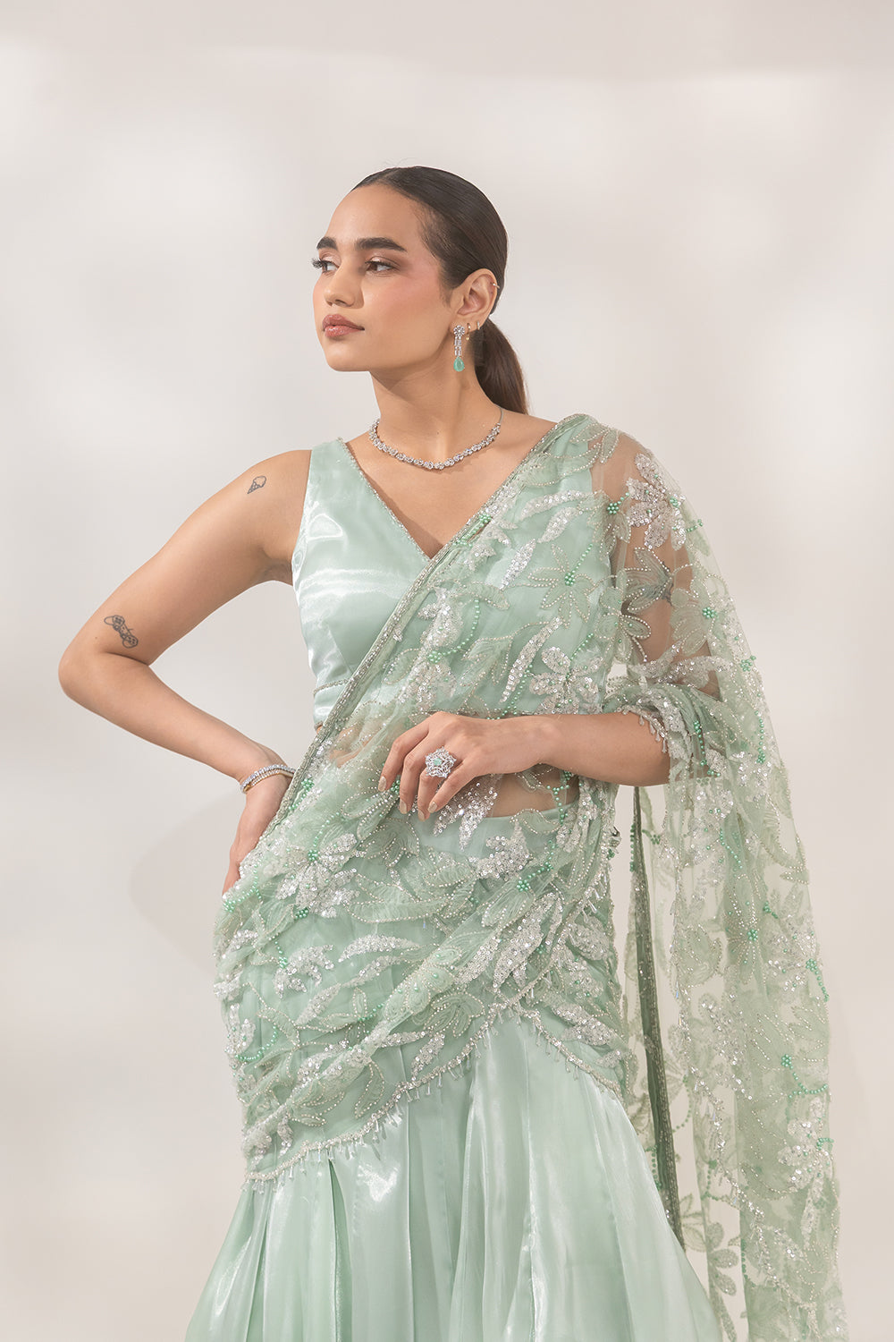 Floral Zaal Saree