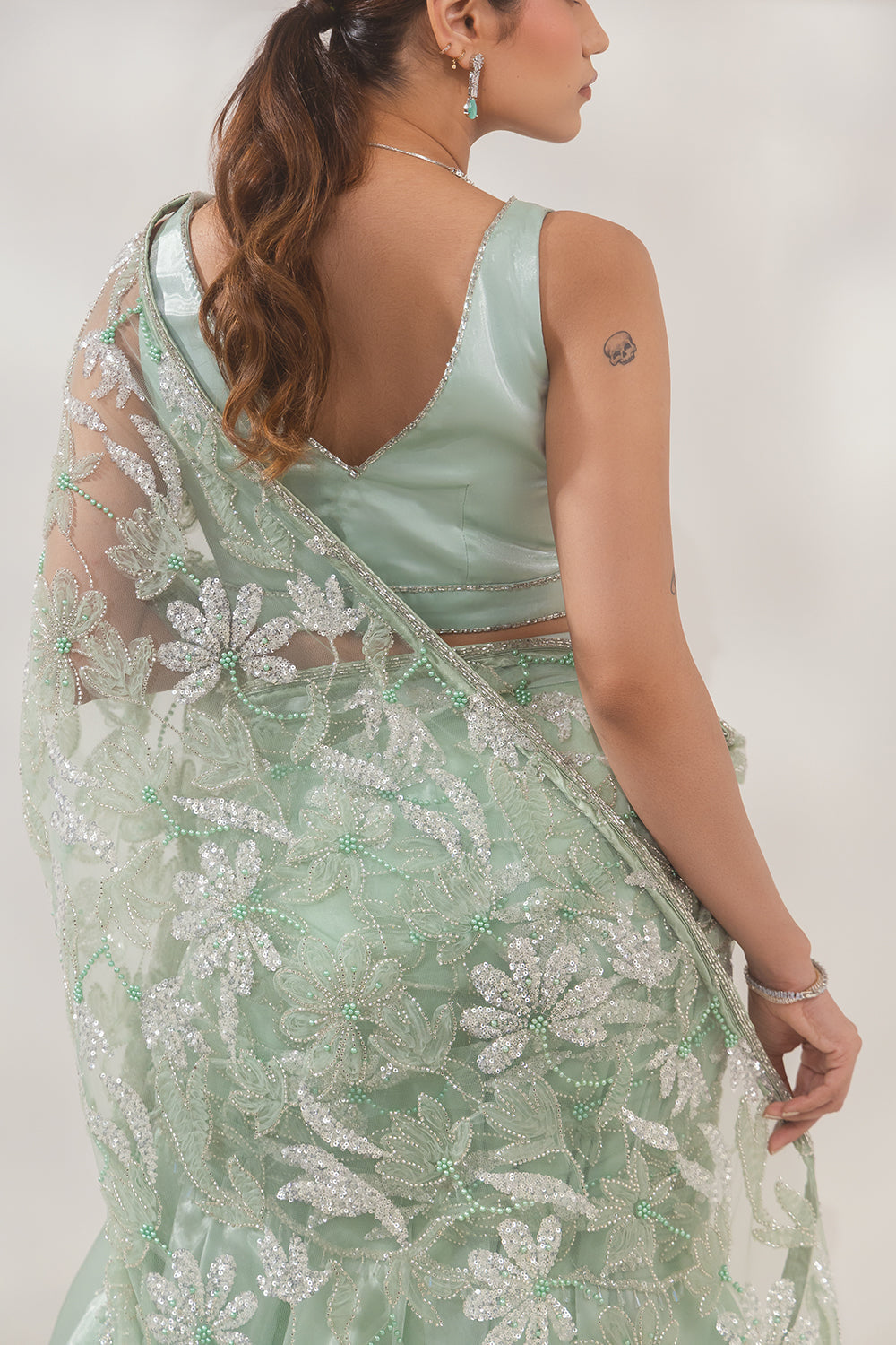 Floral Zaal Saree
