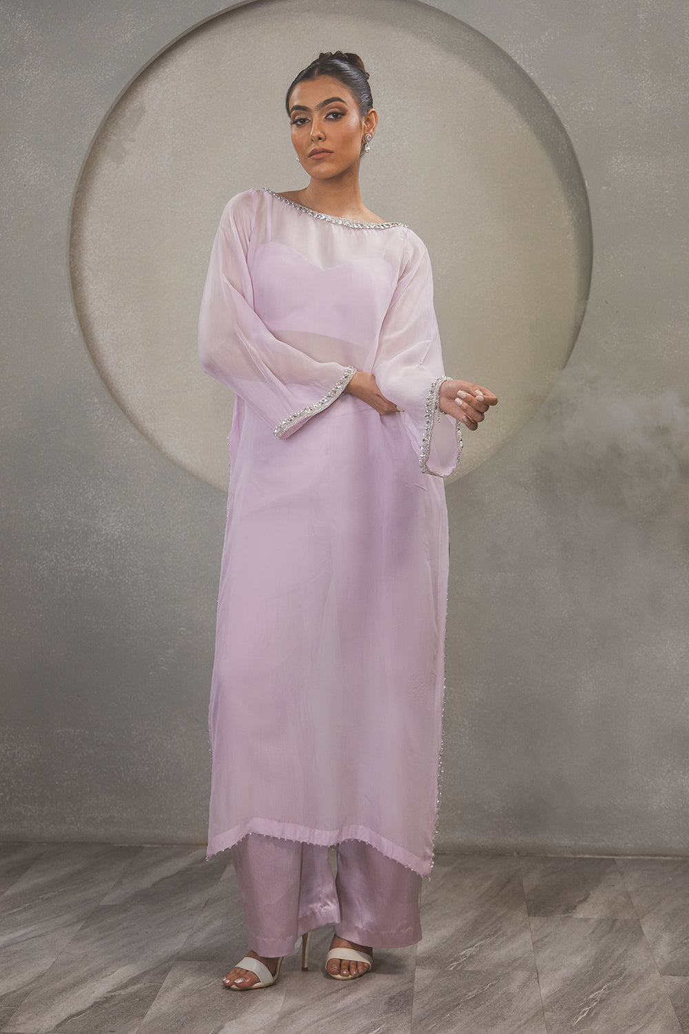 Lilac Kurta Set
