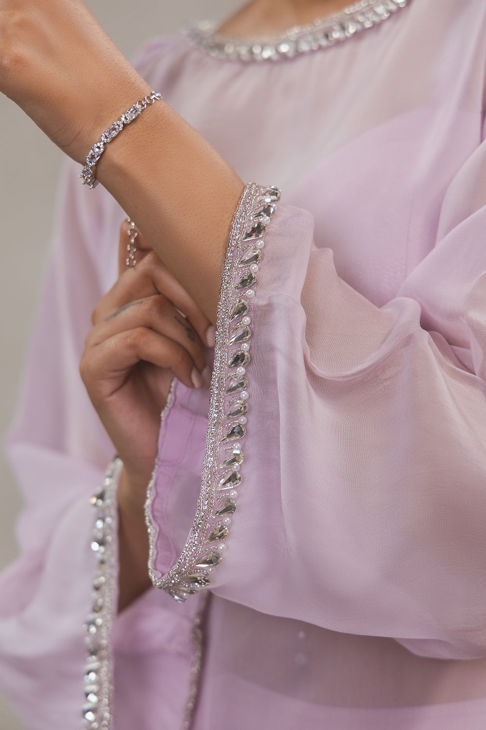 Lilac Kurta Set